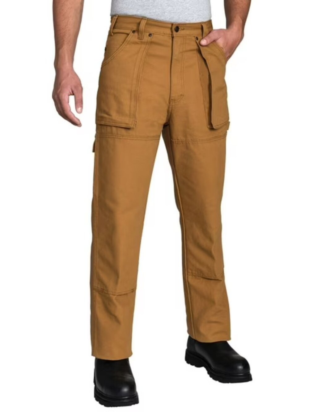 Dickies Double Knee Canvas Duck Carpenter Work Relaxed Fit Pants Men's 44x32 NEW
